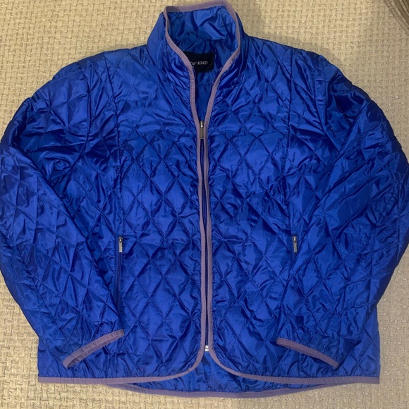 Lands' End Jackets & Blazers - LAND’S END PrimaLoft Lightweight Quilted Jacket Royal Blue Size XL P (18)
